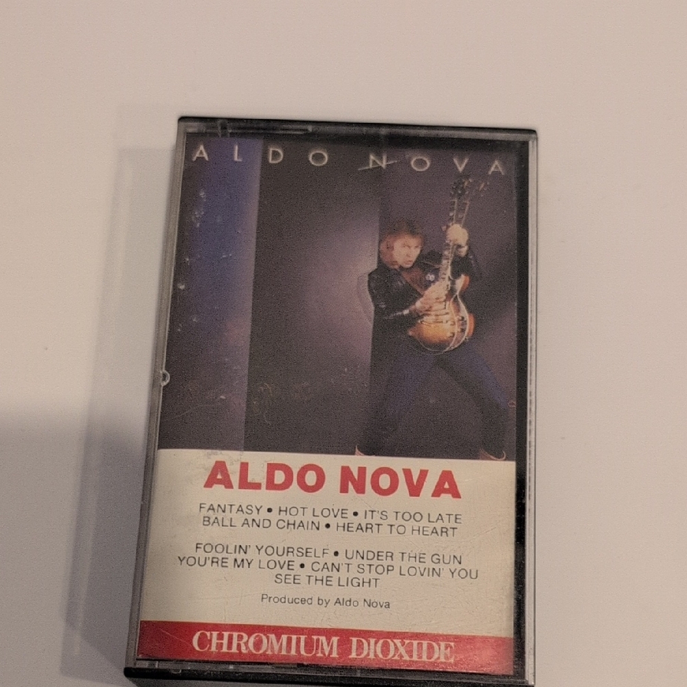 3/$25 Aldo Nova Cassette Tape - Red & Black Cover